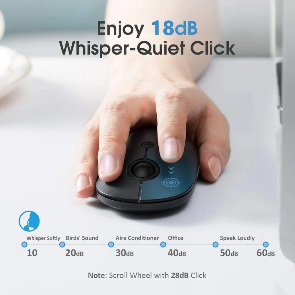 Victsing PC288A Wireless Mouse Portable Computer Mice - Picture 2 of 7